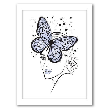 Ladybutterfly By Martina - Framed Print