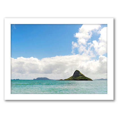 Chinaman'S Hat by Amanda Abel - White Framed Print