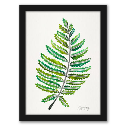 Fern Leaf by Cat Coquillette - Framed Print