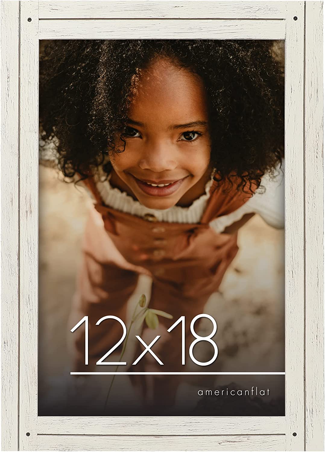 Rustic Picture Frame with Distressed Molding | Hampton Collection