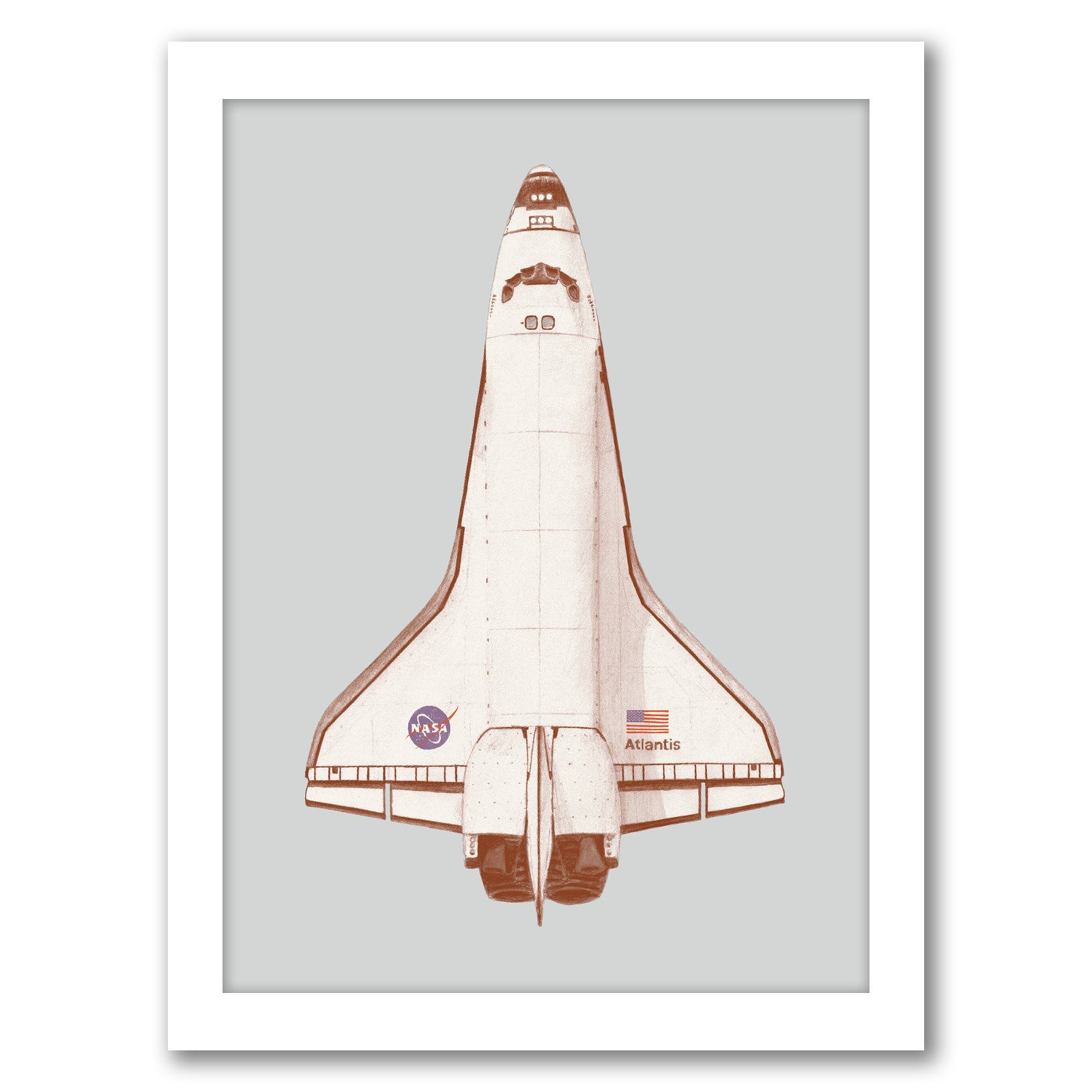 Atlantis By Florent Bodart - Framed Print