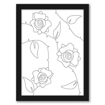 Rose Bush by Explicit Design Framed Print