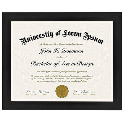 8.5x11 Diploma Frame | Choose Your Color