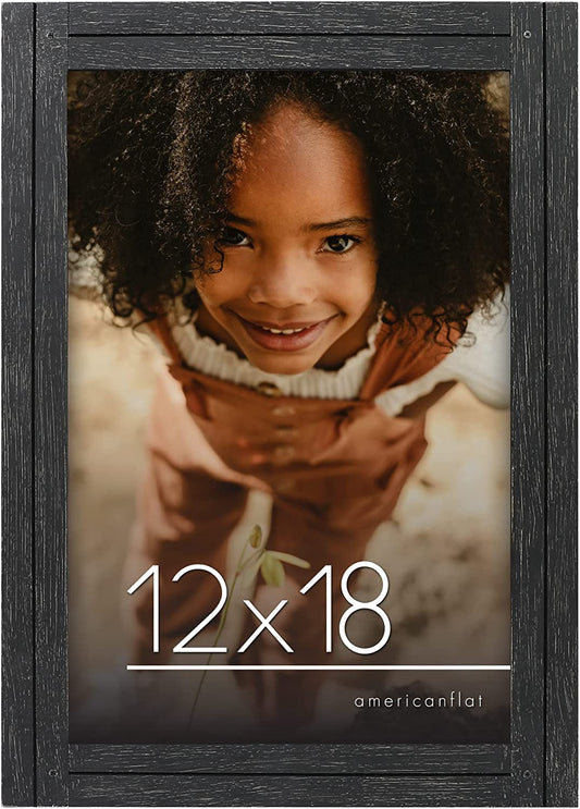 Rustic Picture Frame with Distressed Molding | Hampton Collection