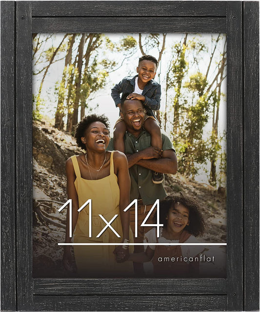Rustic Picture Frame with Distressed Molding | Hampton Collection