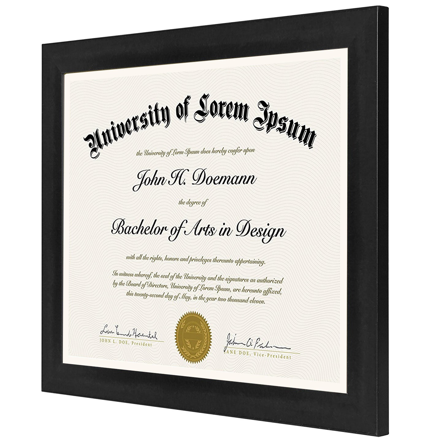 8.5x11 Diploma Frame | Choose Your Color