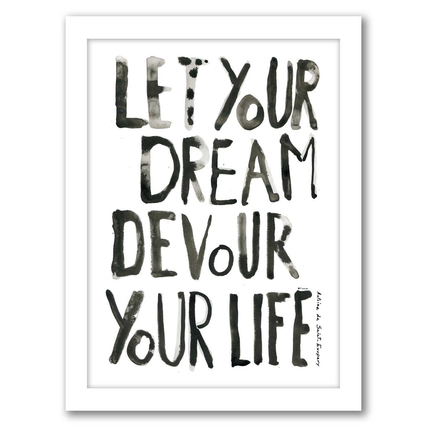 Let Your Dream by Dreamy Me - Framed Print