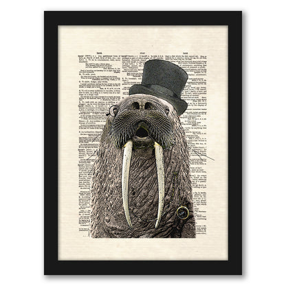 walrus by Matt Dinniman Framed Print