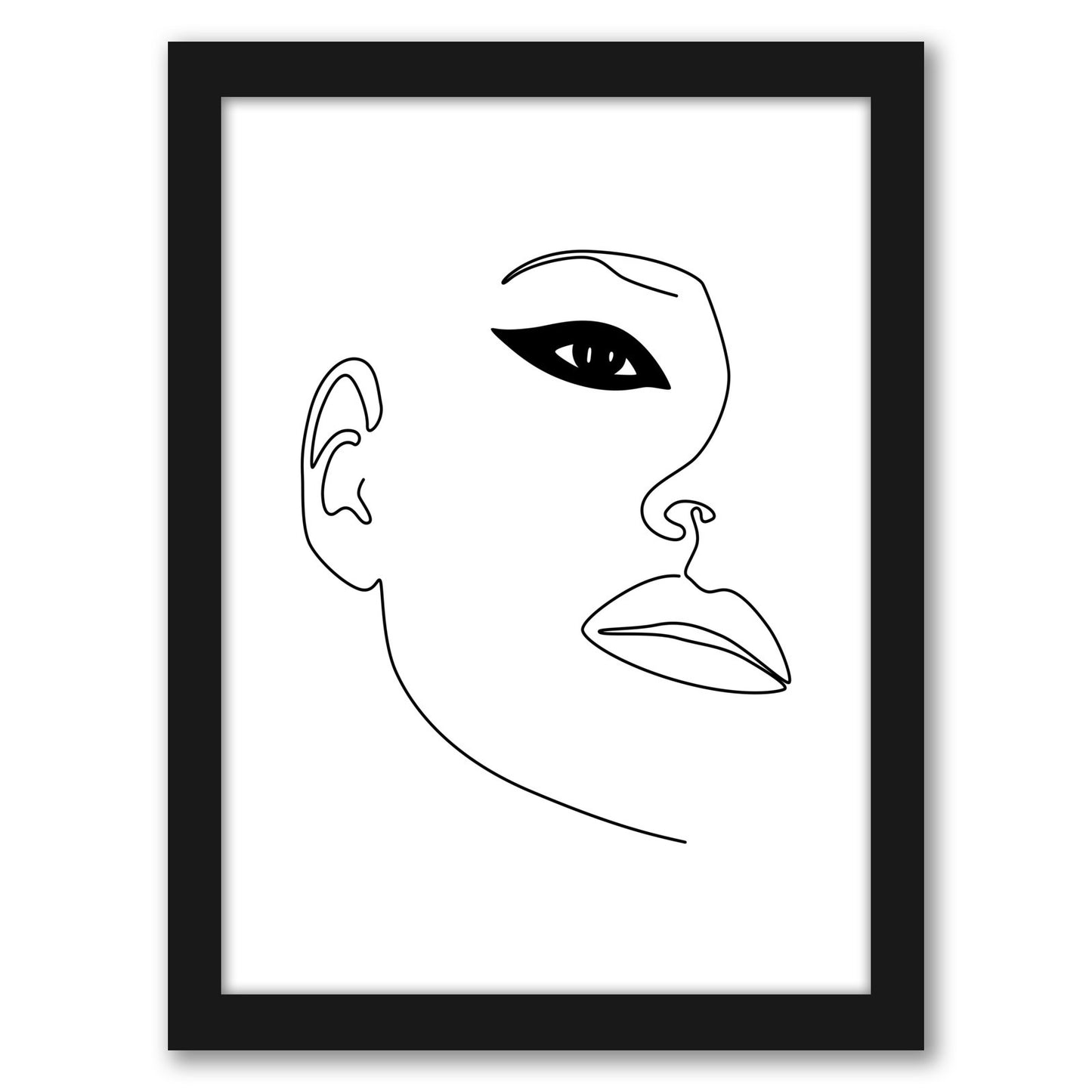 Kate Eye by Explicit Design - Framed Print