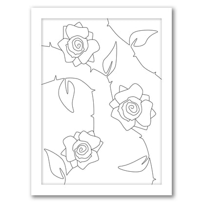 Rose Bush by Explicit Design Framed Print