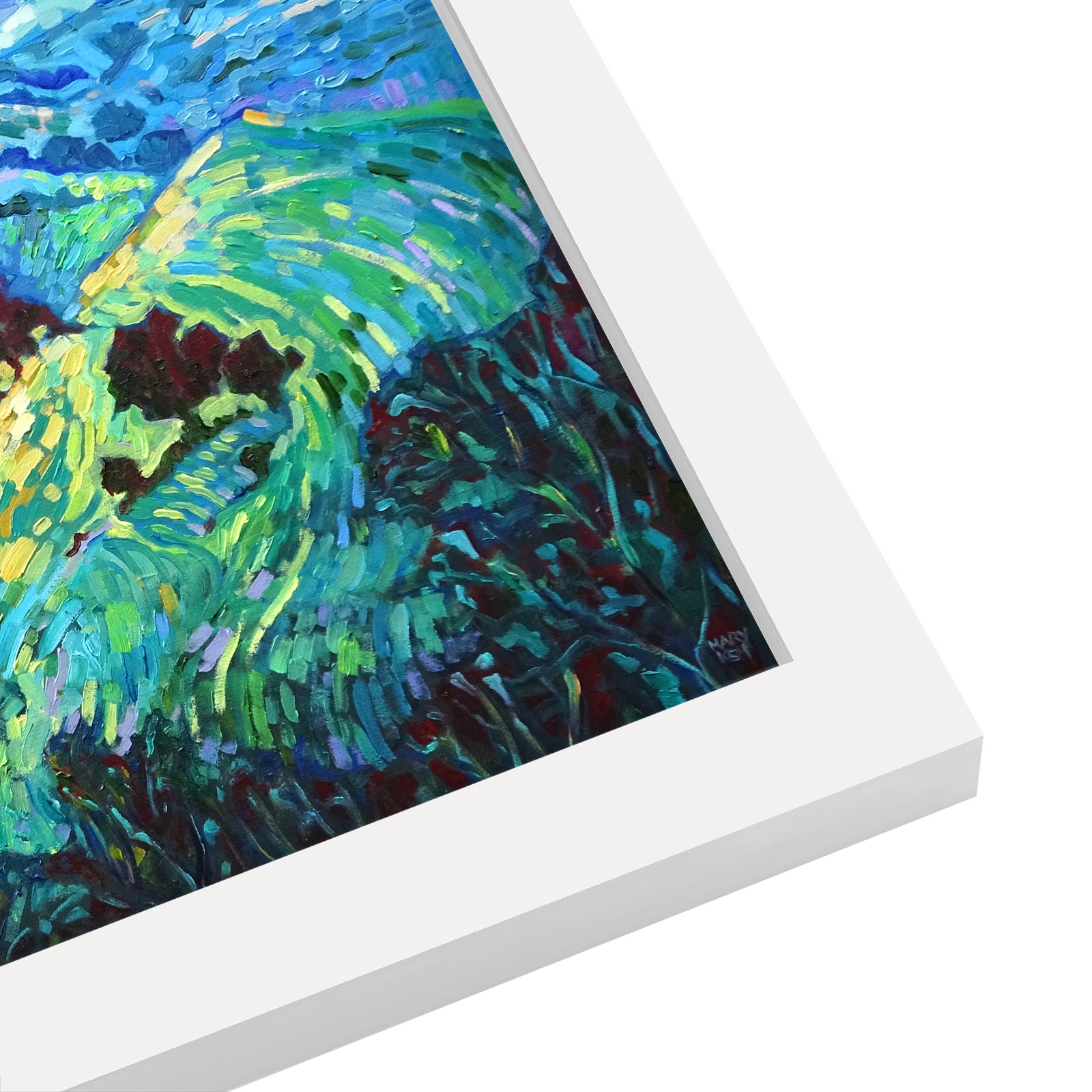 Blue John, Derbyshire By Mary Kemp - Framed Print