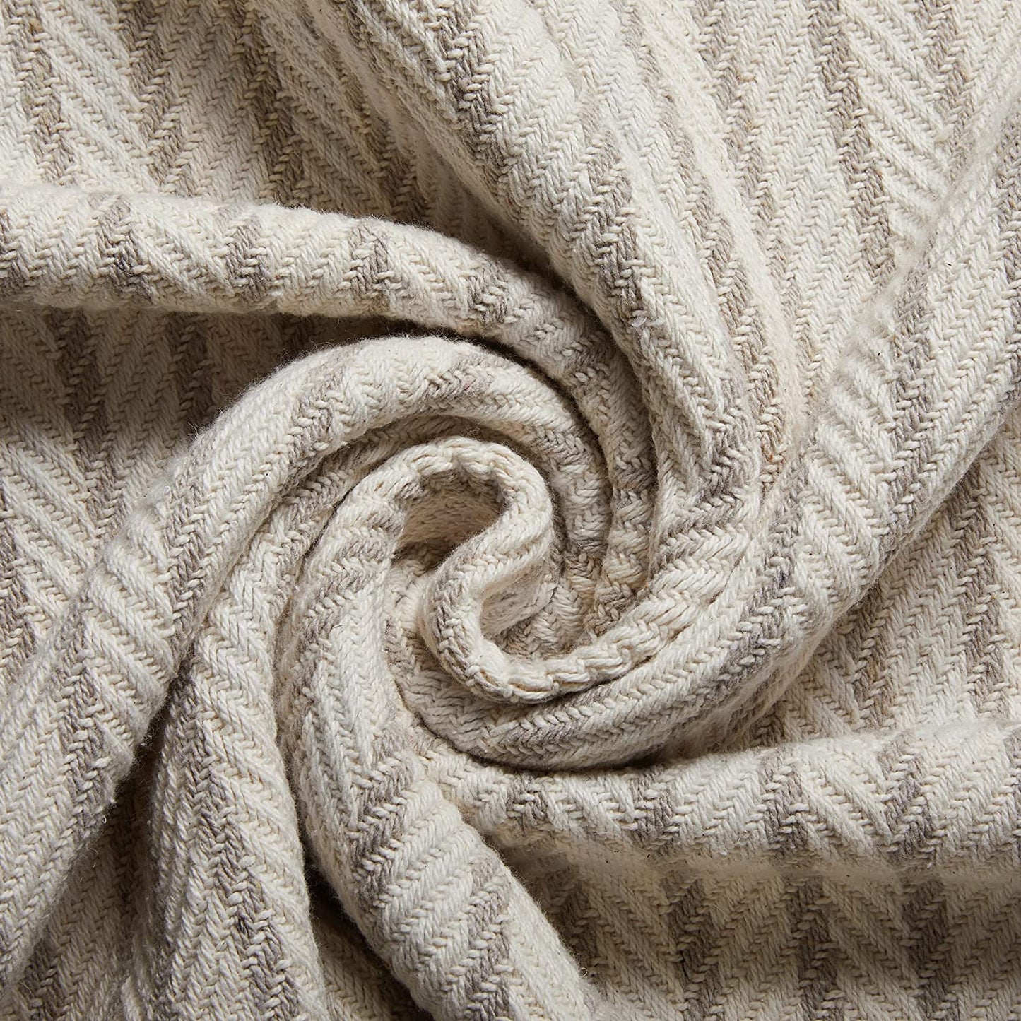 Neutral Lightweight Cozy Soft Blankets & Throws for Bed - Variety of style