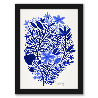Blue Garden by Cat Coquillette Framed Print