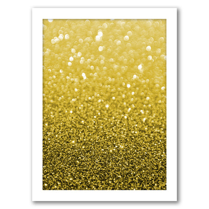 Gold Shiny Texture by Emanuela Carratoni - Framed Print