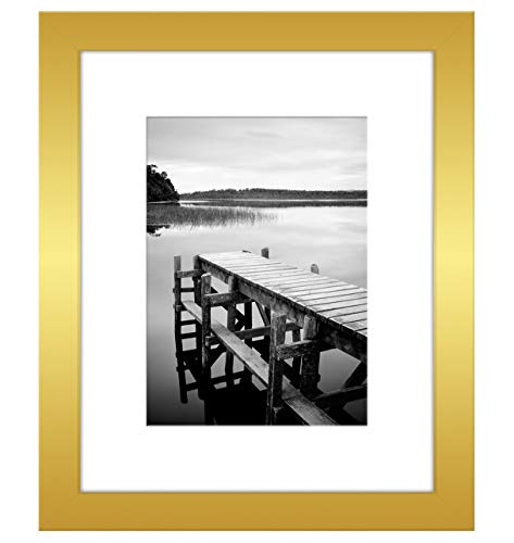Picture Frame - MDF with Lead Free Polished Glass - Horizontal and Vertical Formats for Wall and Tabletop - Picture Frame - Americanflat