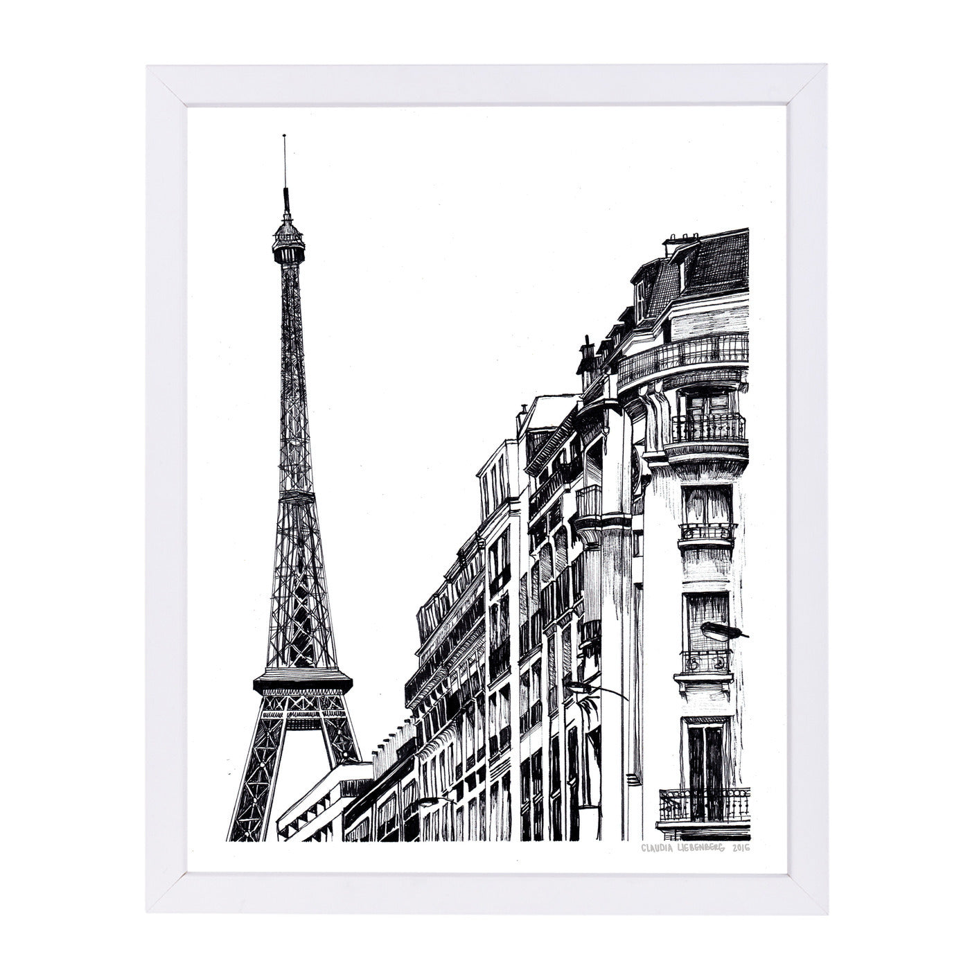 Paris by Claudia Liebenberg Framed Print - Americanflat
