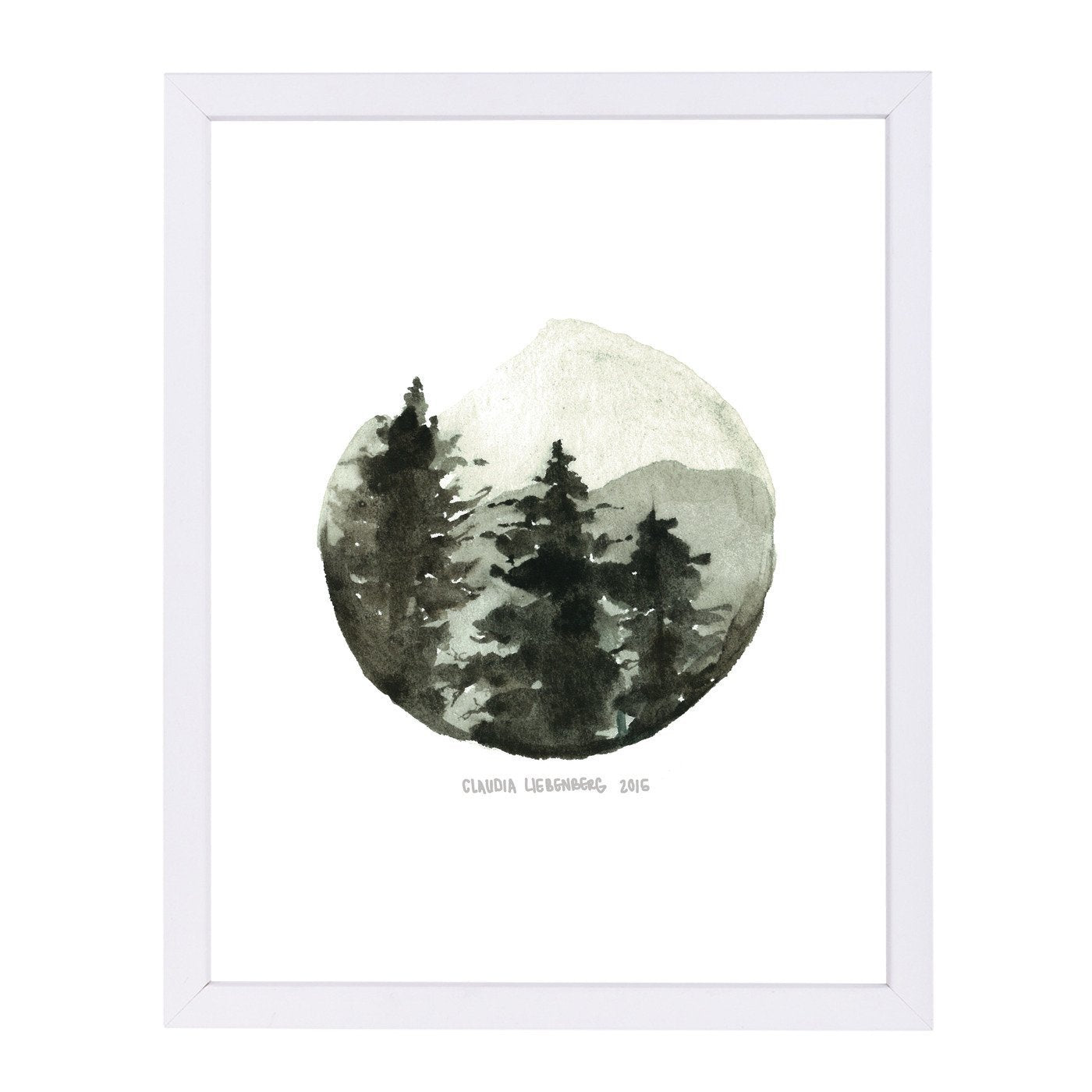 Brown Mountain by Claudia Liebenberg Framed Print - Americanflat