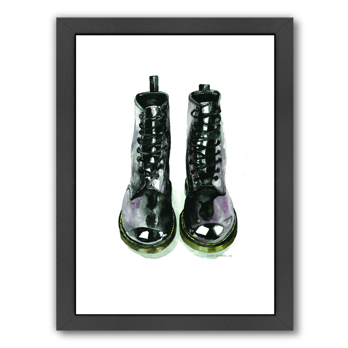 Doc Martens by Claudia Liebenberg Framed Print - Americanflat