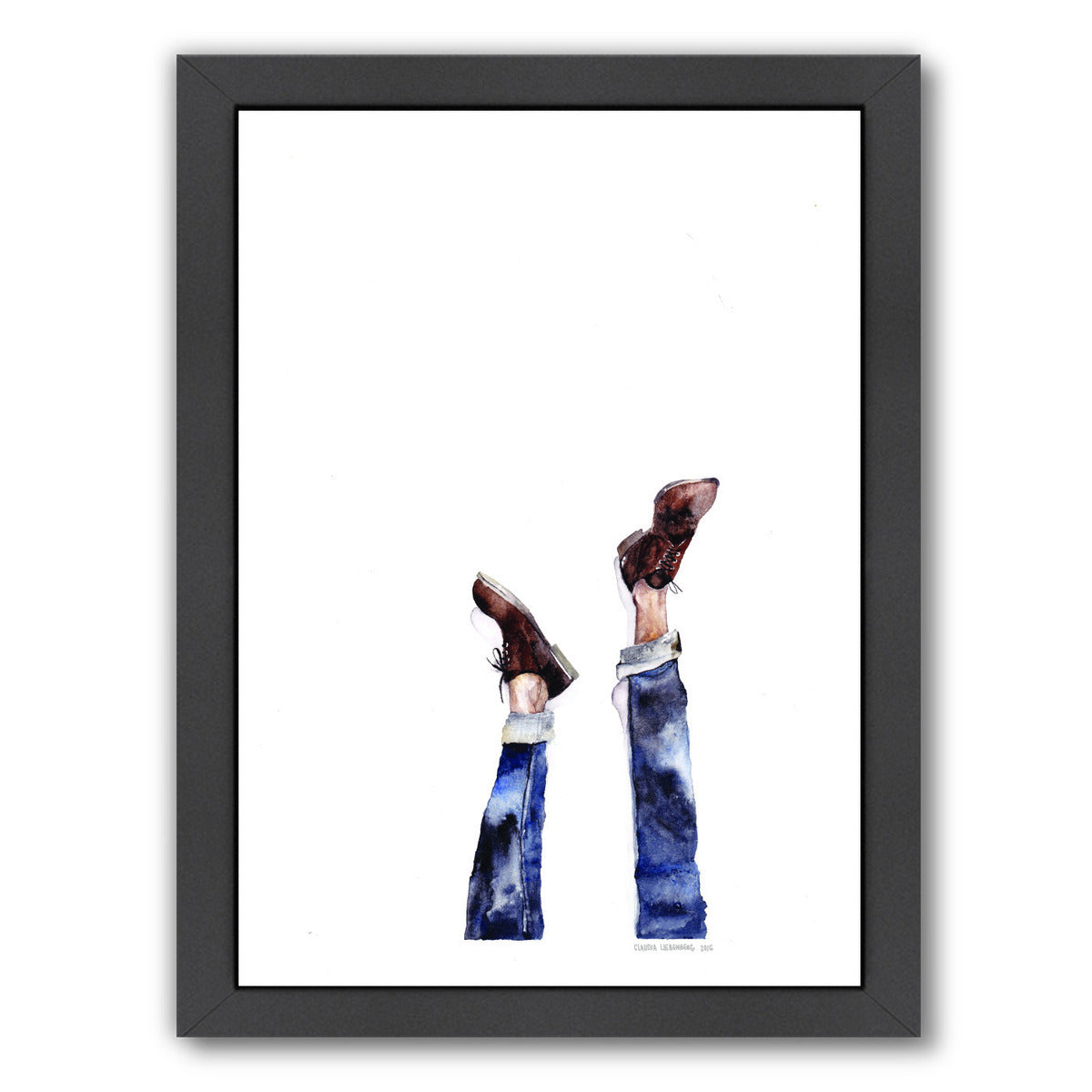 Upside Down by Claudia Liebenberg Framed Print - Americanflat