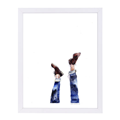 Upside Down by Claudia Liebenberg Framed Print - Americanflat