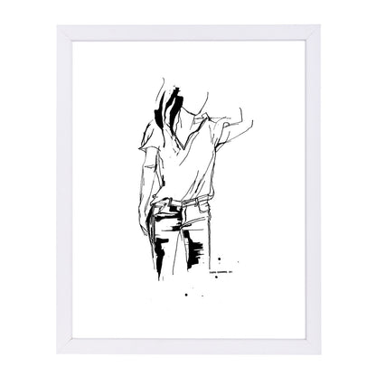 Inked 2 by Claudia Liebenberg Framed Print - Americanflat