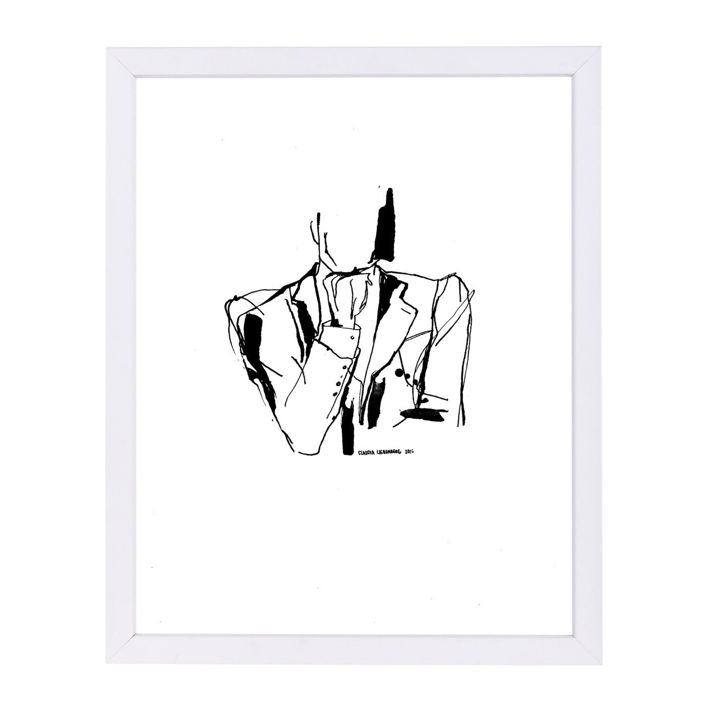 Inked 3 by Claudia Liebenberg Framed Print - Americanflat