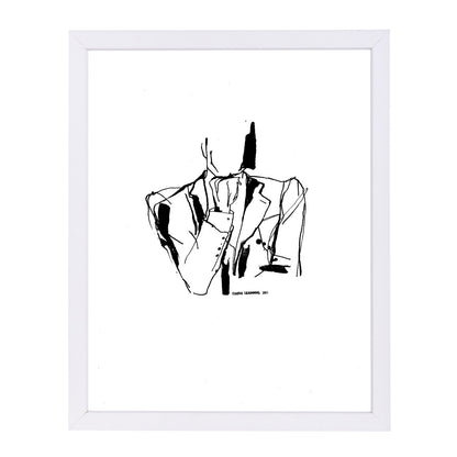 Inked 3 by Claudia Liebenberg Framed Print - Americanflat