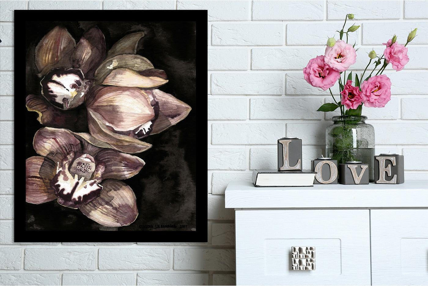 Rusted Orchid by Claudia Liebenberg Framed Print - Americanflat