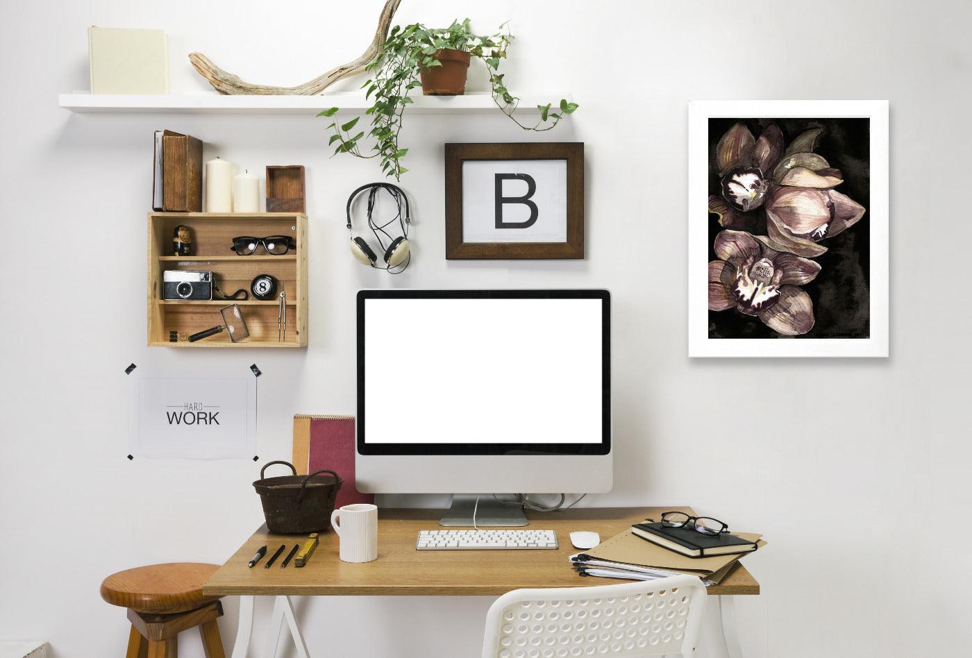 Rusted Orchid by Claudia Liebenberg Framed Print - Americanflat