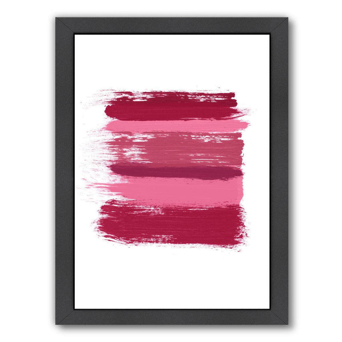 Wash Over Me Modern Pink by Amy Brinkman Framed Print - Americanflat