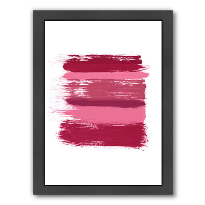 Wash Over Me Modern Pink by Amy Brinkman Framed Print - Americanflat