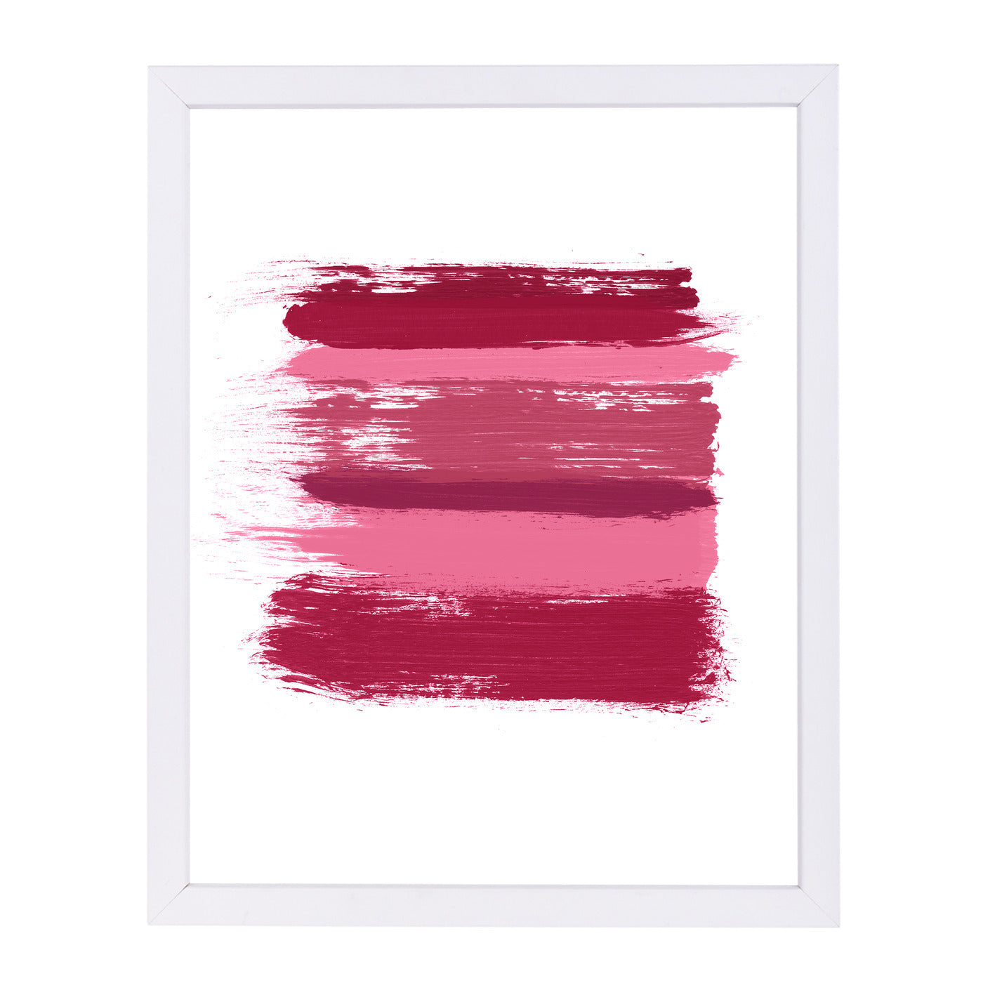 Wash Over Me Modern Pink by Amy Brinkman Framed Print - Americanflat
