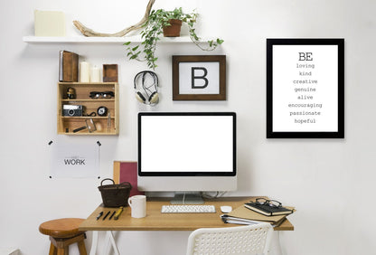 Be Loving by Amy Brinkman Framed Print - Americanflat