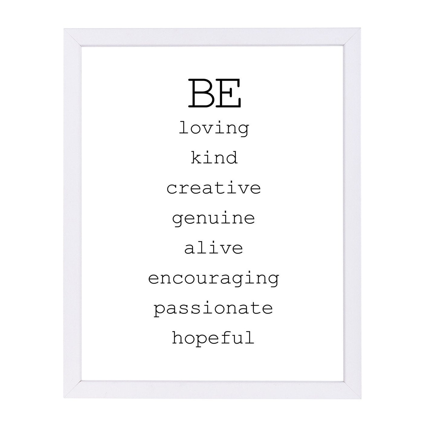 Be Loving by Amy Brinkman Framed Print - Americanflat