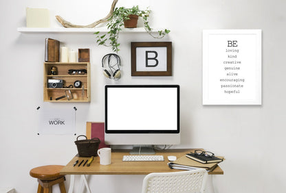 Be Loving by Amy Brinkman Framed Print - Americanflat