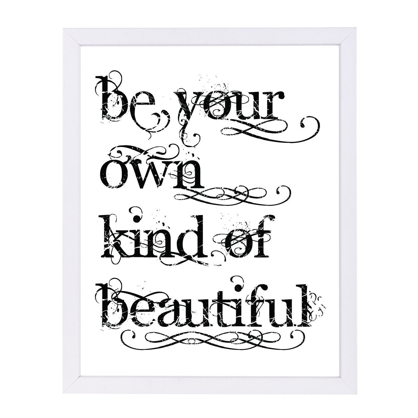 Be Own Beautiful by Amy Brinkman Framed Print - Americanflat