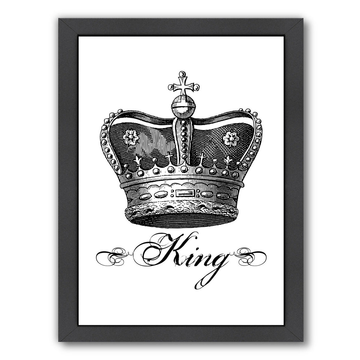 Crown King by Amy Brinkman Framed Print - Americanflat