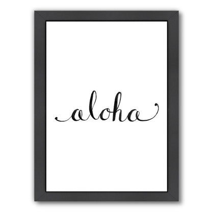 Aloha by Jetty Printables Framed Print - Americanflat