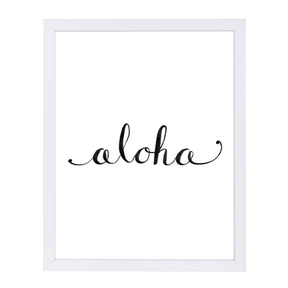 Aloha by Jetty Printables Framed Print - Americanflat