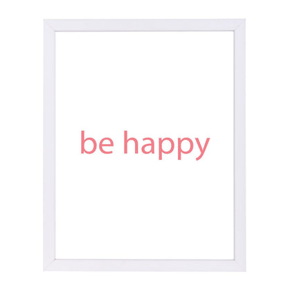 Be Happy by Jetty Printables Framed Print - Americanflat