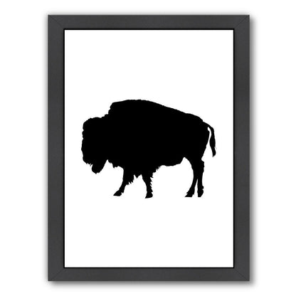 Black Buffalo by Jetty Printables Framed Print - Americanflat