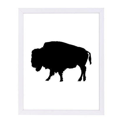 Black Buffalo by Jetty Printables Framed Print - Americanflat