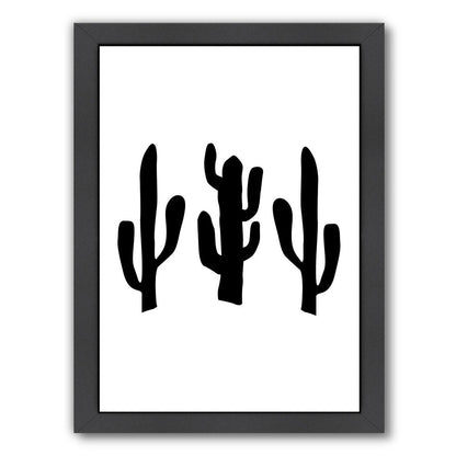Black Cactus by Jetty Printables Framed Print - Americanflat