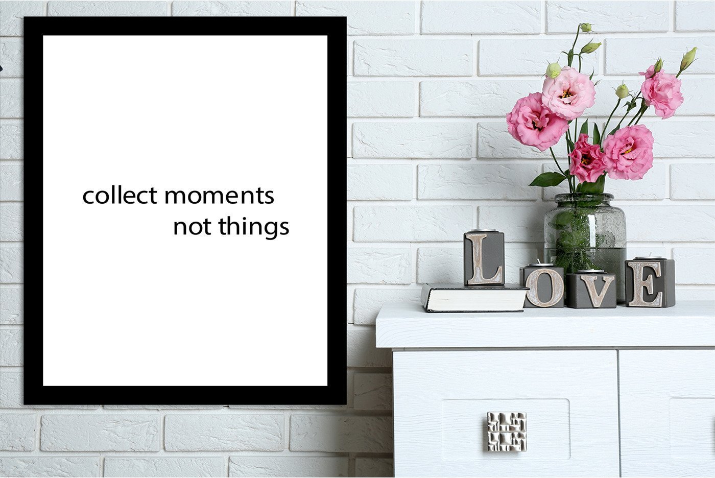 Black Collect Moments by Jetty Printables Framed Print - Americanflat
