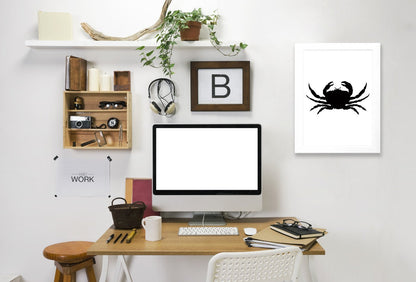 Black Crab by Jetty Printables Framed Print - Americanflat