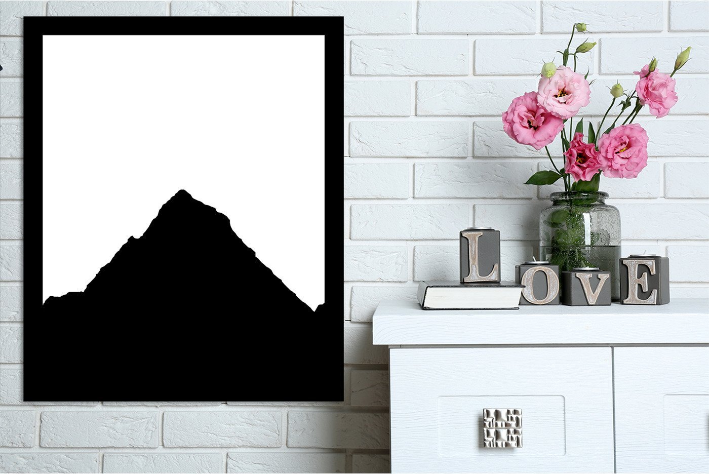 Black Mountain by Jetty Printables Framed Print - Americanflat