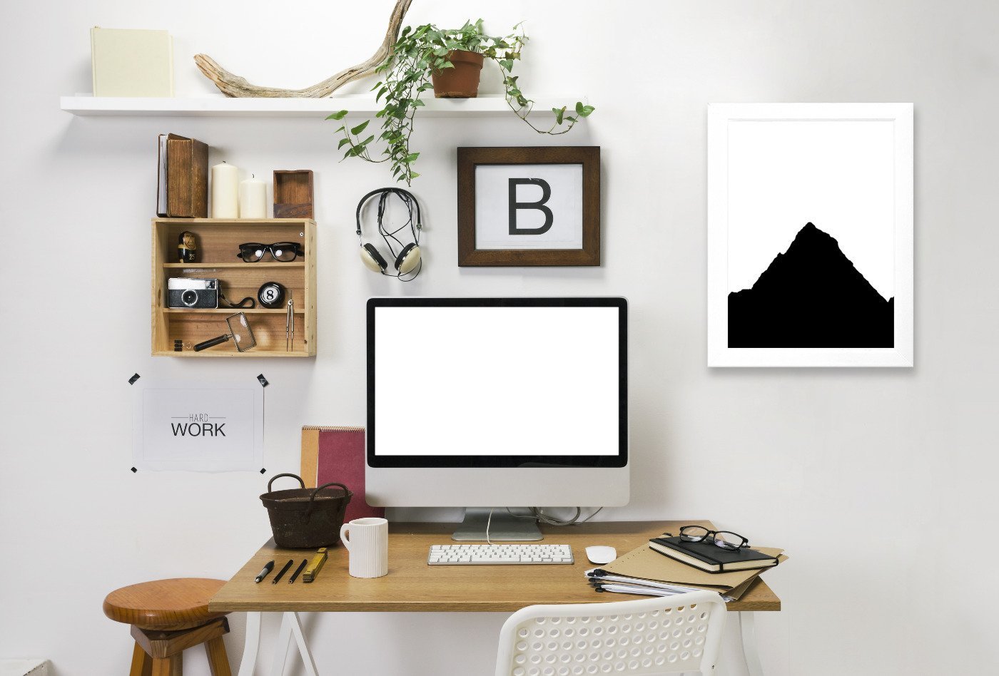 Black Mountain by Jetty Printables Framed Print - Americanflat