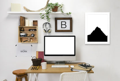 Black Mountain by Jetty Printables Framed Print - Americanflat