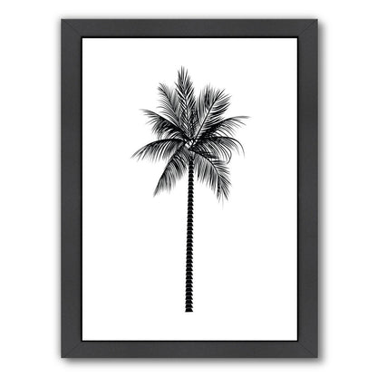 Black Palm by Jetty Printables Framed Print - Americanflat