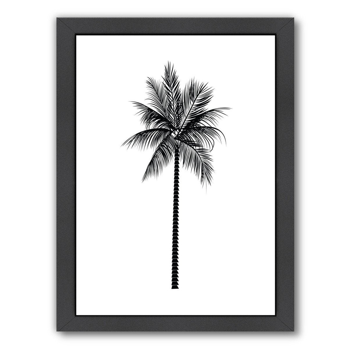Black Palm by Jetty Printables Framed Print - Americanflat